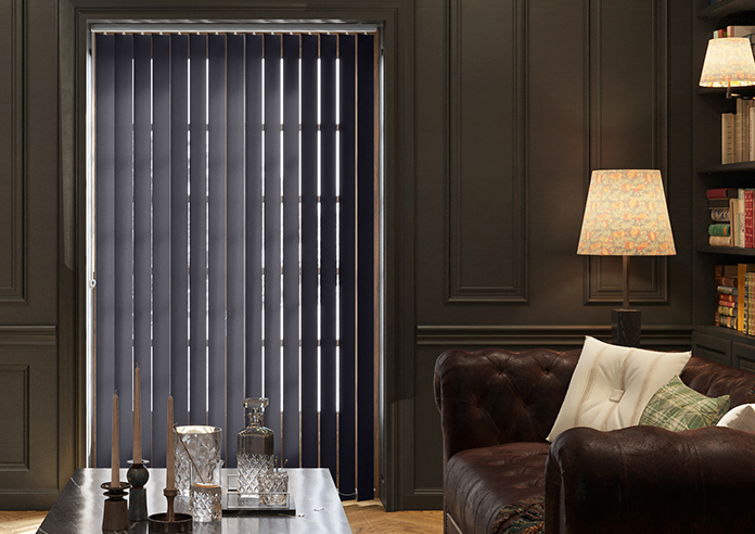 Palermo (Blackout), Black - Vertical Blind - Image 3
